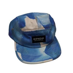 Rip‎ N Dip 5 Panel Blue Camp Cap Rare Ripndip Beanie Hat